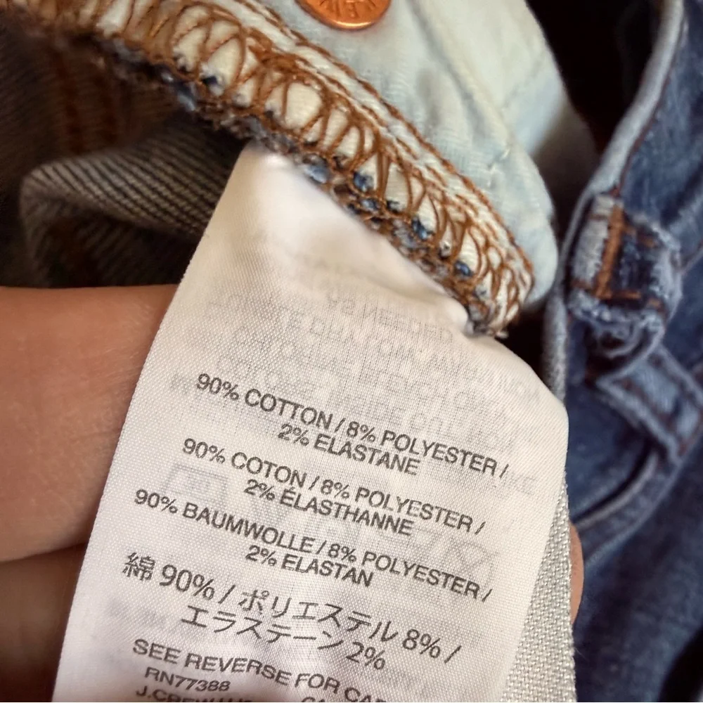 J. CREW Vintage Straight Jeans 24